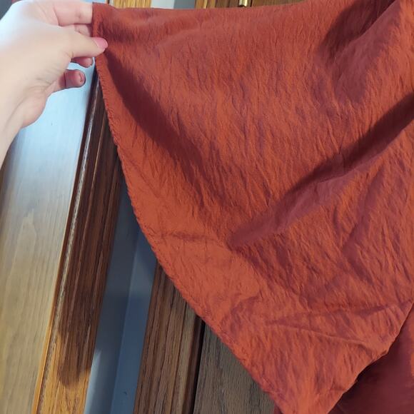 Ava Viv 3x plus burnt top button v neck plus flowy - Picture 3 of 8